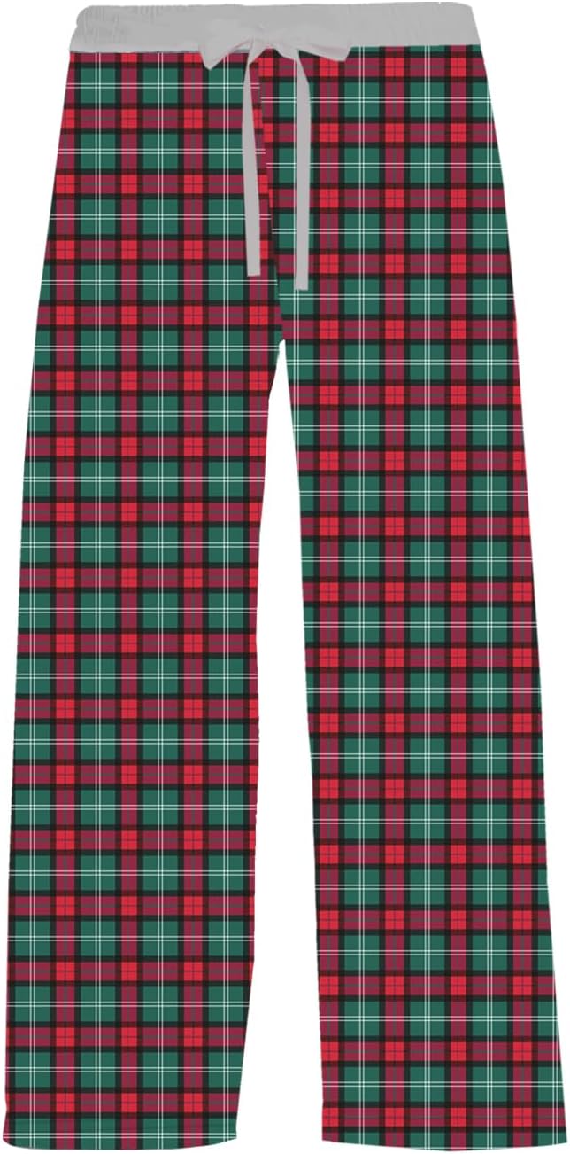 Remimi Girl Boy Plaid Pants Drawstring Summer Casual Loose Bottoms 5-14 Years