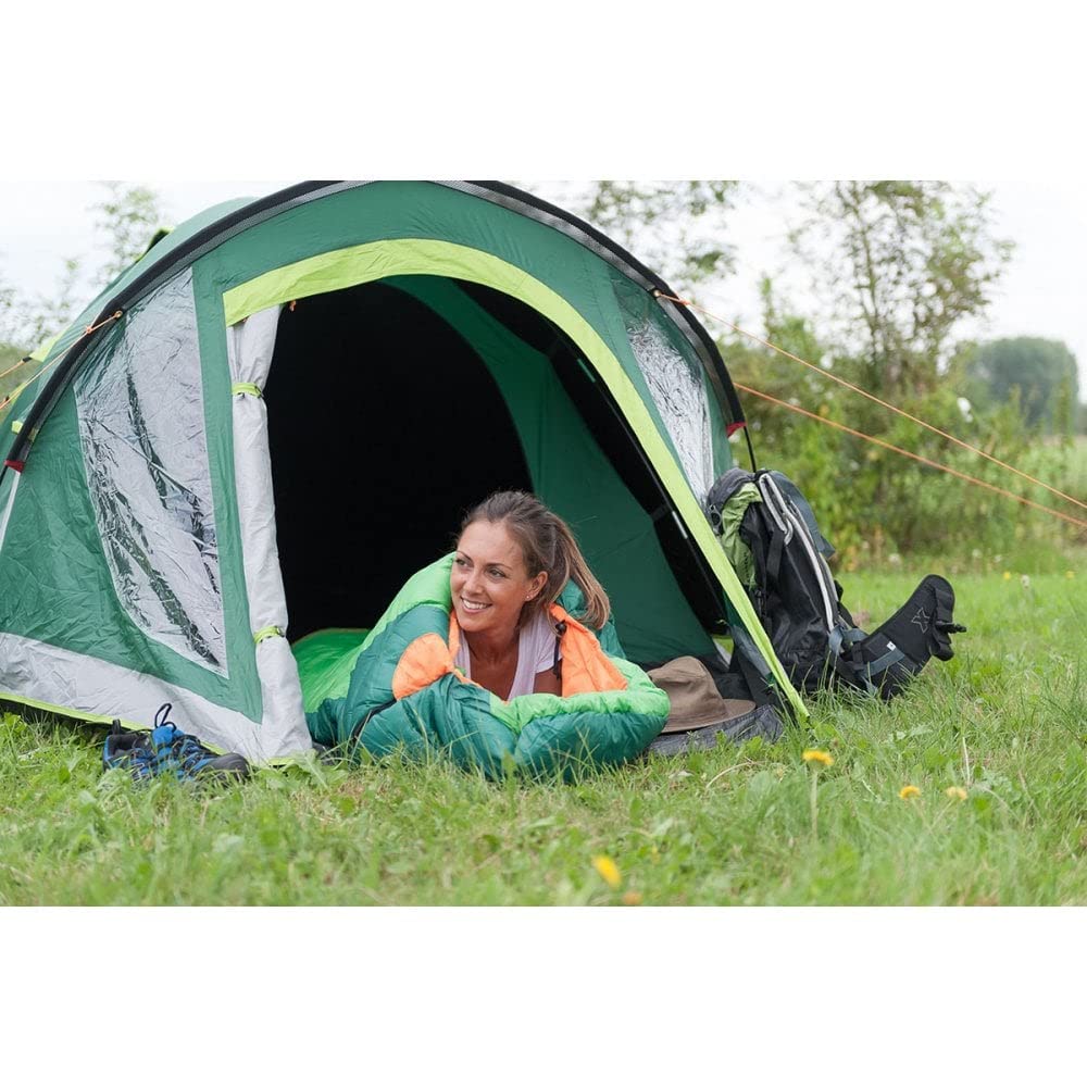 Coleman Kobuk Valley namiot kopułowy | lekki namiot igloo dla 2-4 osób z dużą zaciemnioną kabiną sypialną | technologia Blackout Bedroom | namiot kempingowy dla 2-4 osób z przedsionkiem | 100%