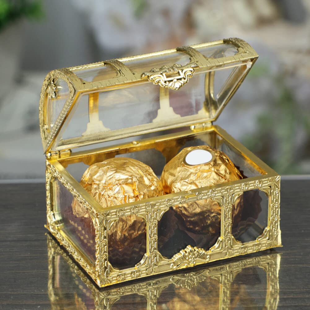 12 Boîtes à Bonbons Dorées Vintage - Pour Mariage, Anniversaire, Rangement Bijoux Ou Décoration - 2