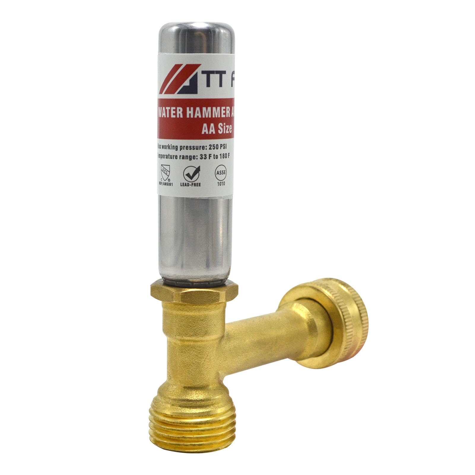 Wasserhammer Arrestor 3/8" OD - Für Geschirrspüler, Messing