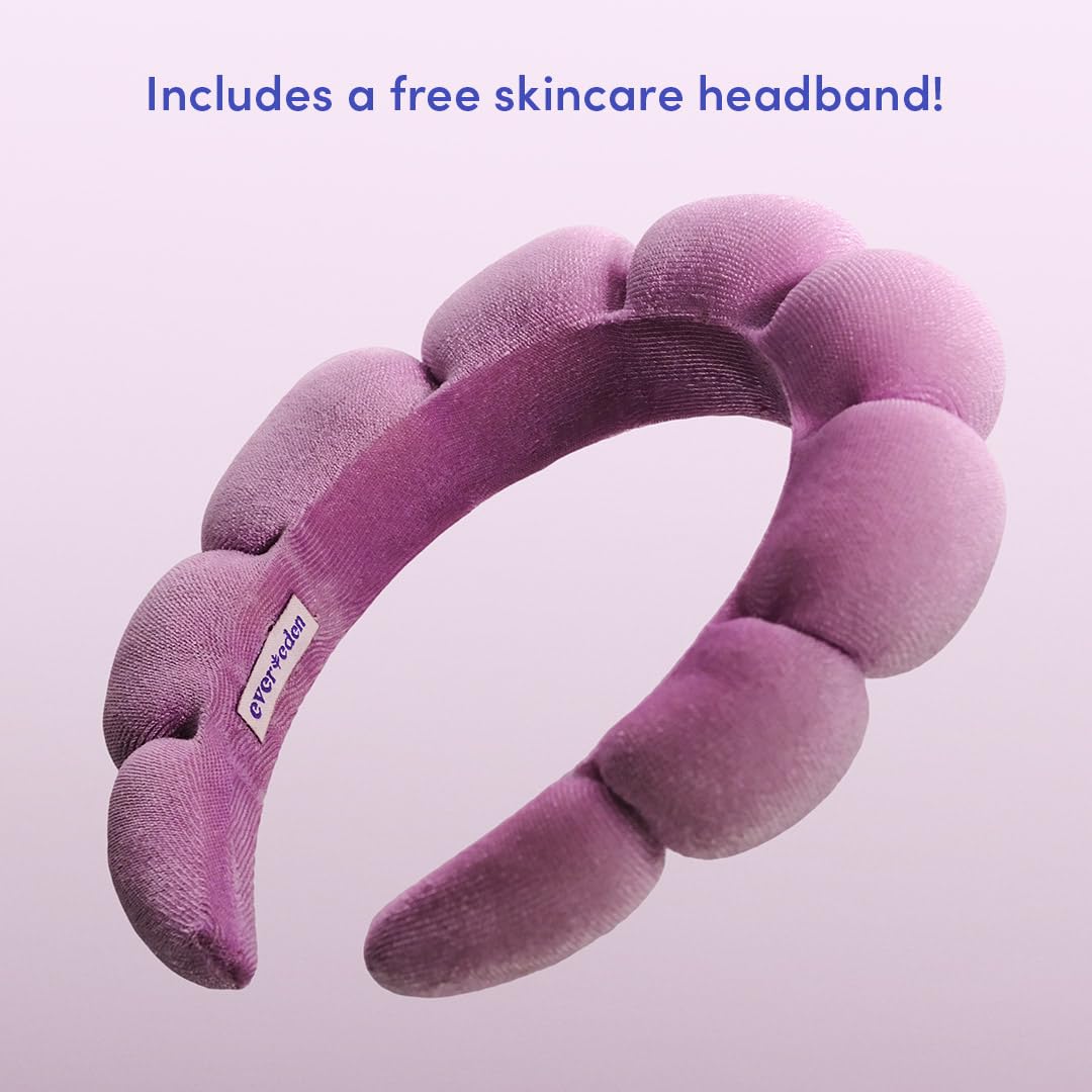 Evereden Kids Daily 1-2-3 Routine Bundle with Multi-Vitamin Kids Face Wash, Face Cream, SPF 30 & Spa Headband – Non-Toxic, Dermatologist-Tested & Gentle Skincare for Kids – Perfect for Daily Care - Image 8