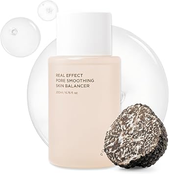 PONGDANG Real Effect Pore Smoothing Skin Balancer 6.76fl.oz | Refined & Minimizeds Pores with White Truffle | Daily Face Toner for Enlarged Pore | Korean Skin Care