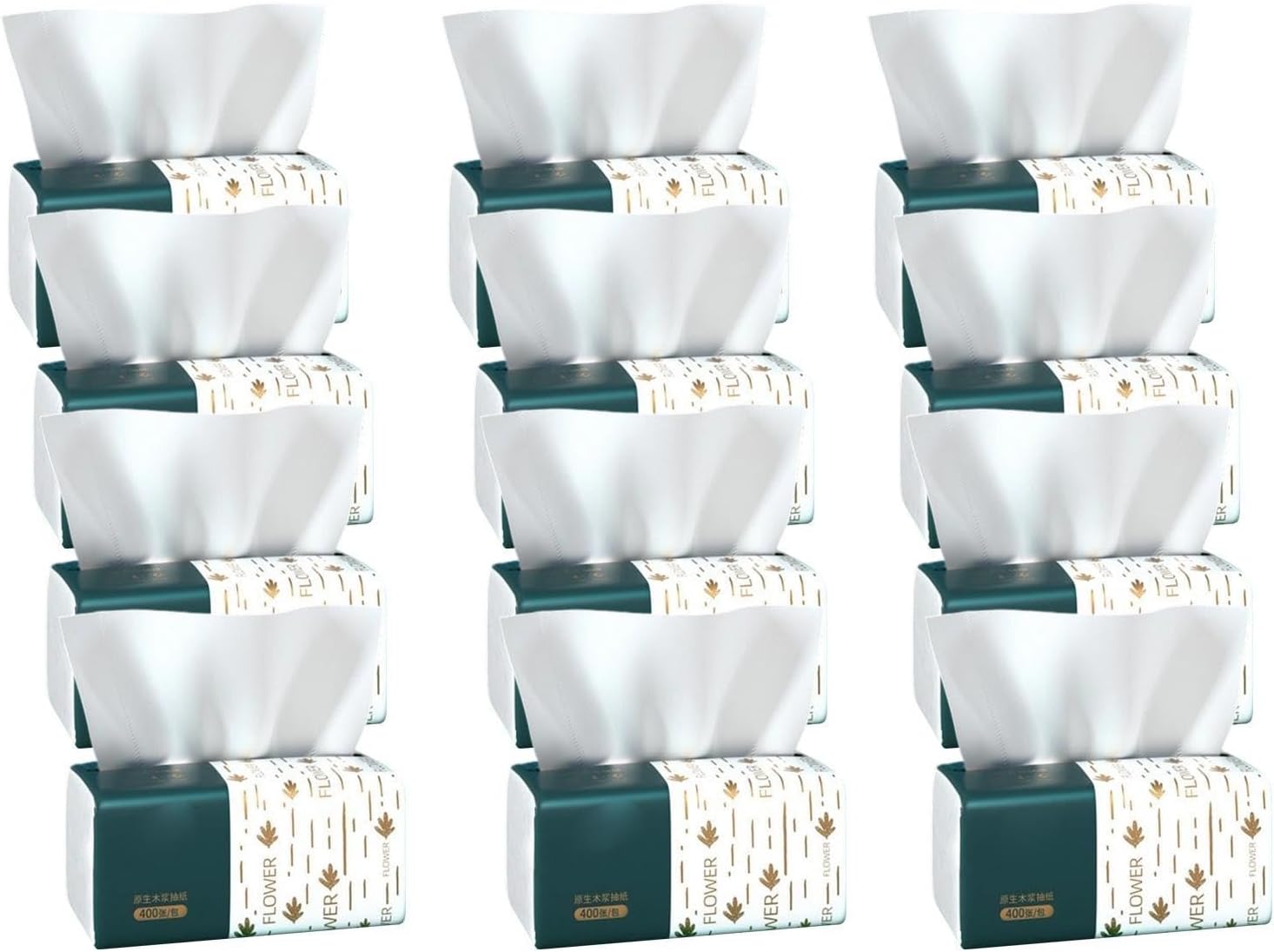 Tissues For Car - 4 Ply Soft Facial Tissue Pack, Gentle Clean Napkin Sheets | Multipurpose Paper Wipes For Nose Care, Compact Box Use In Vehicle Classroom Dorm Living Room Home Kitchen Bathroom Daily