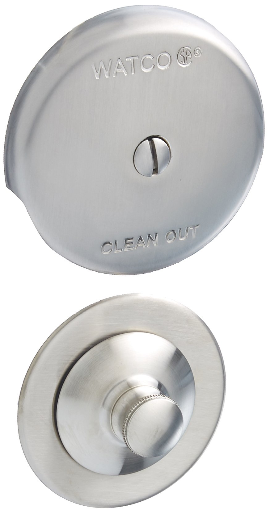 Rénovez votre bonde sans casse avec le kit Watco Nufit Push Pull nickel brossé