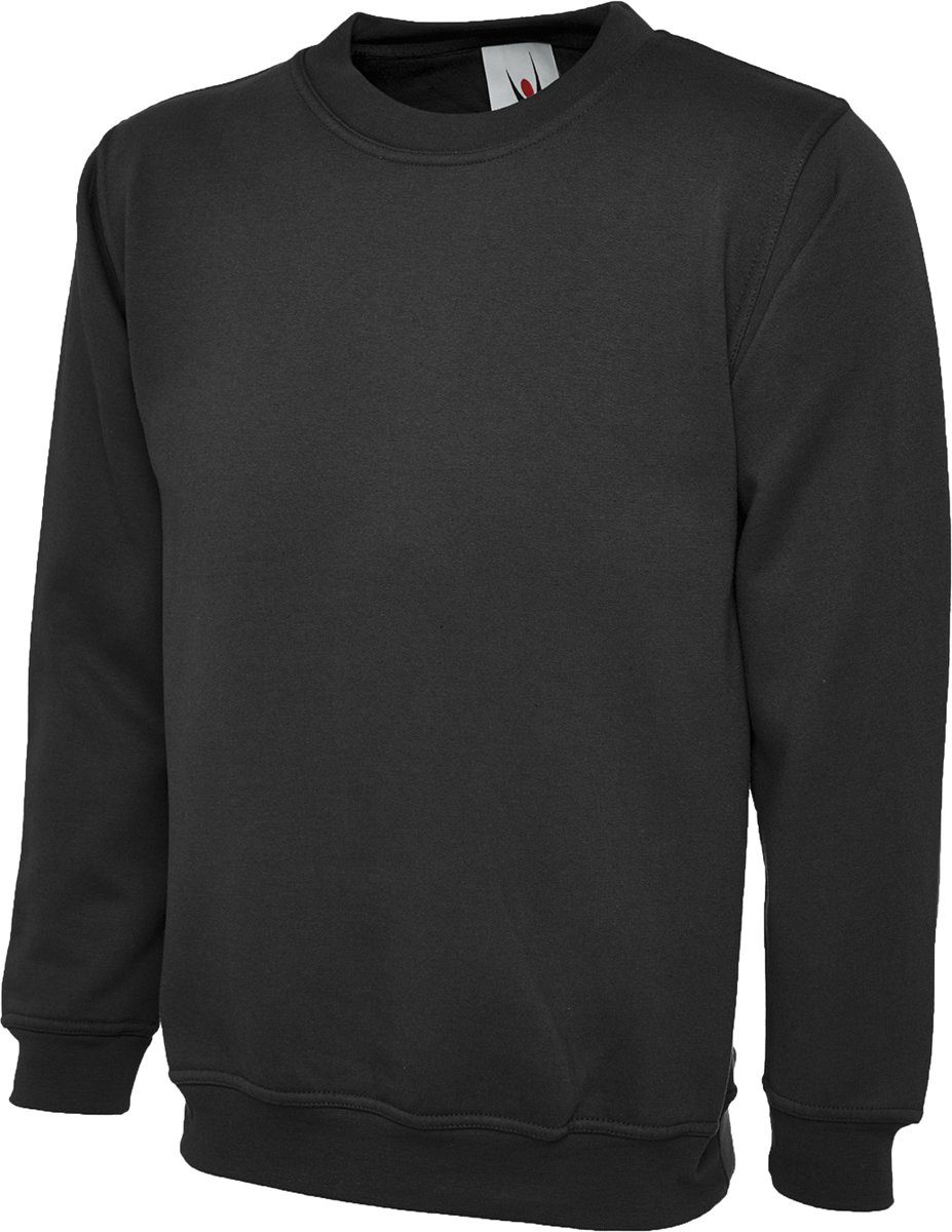 Shoppersbay Uneek Uc202 Childrens Sweatshirt Black 5/6 Yrs