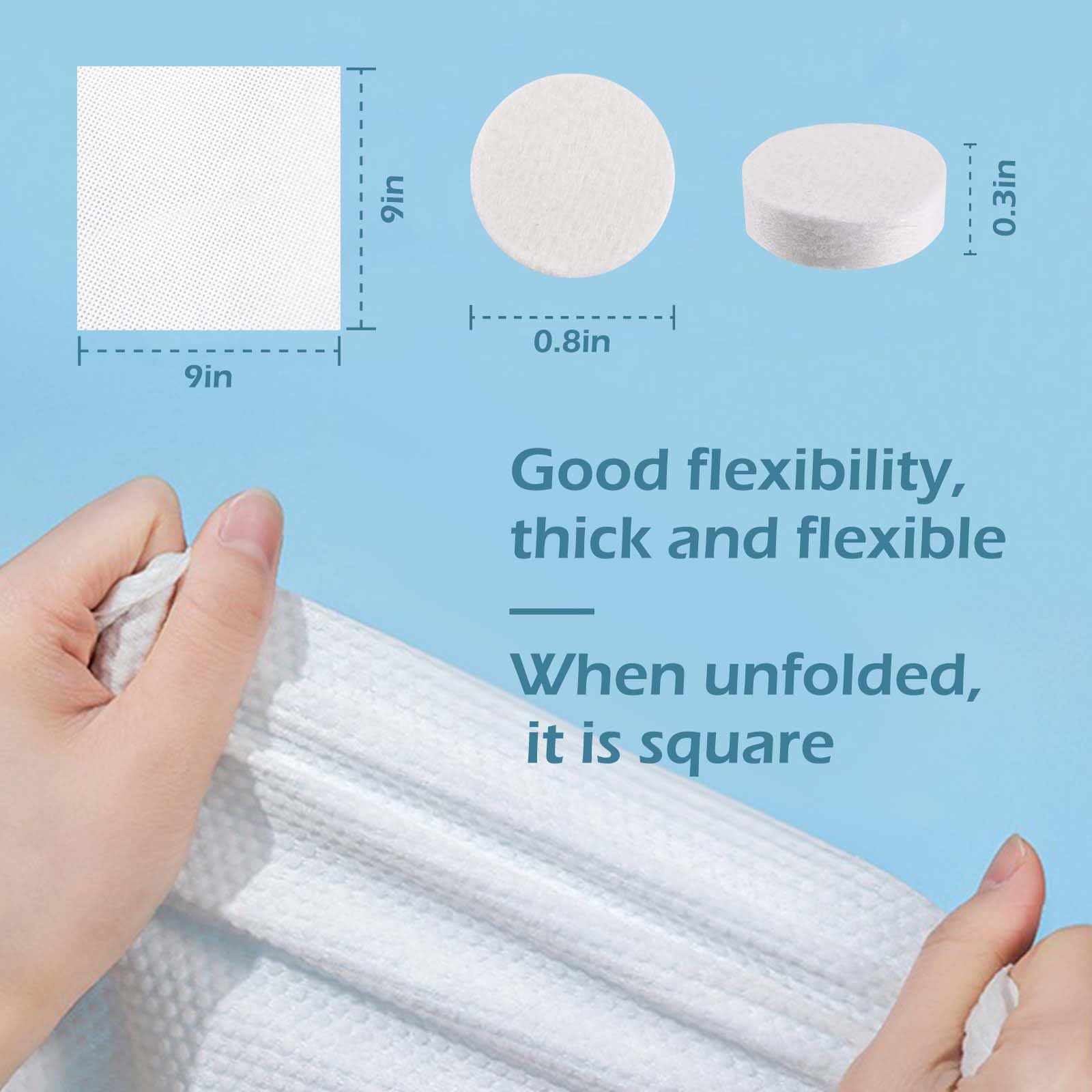 Compressed Towel Tablets, Compressed Washcloths For Travel, Camping Towel, Coin Towels, Expandable Wipes, Disposable Face Towels For Home?Beauty Salon And Outdoor Activities