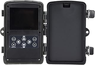 Câmera de caça de trilha, câmera de campo de visão noturna IP65 detecção de movimento à prova d'água para gravação de vida selvagem para caça