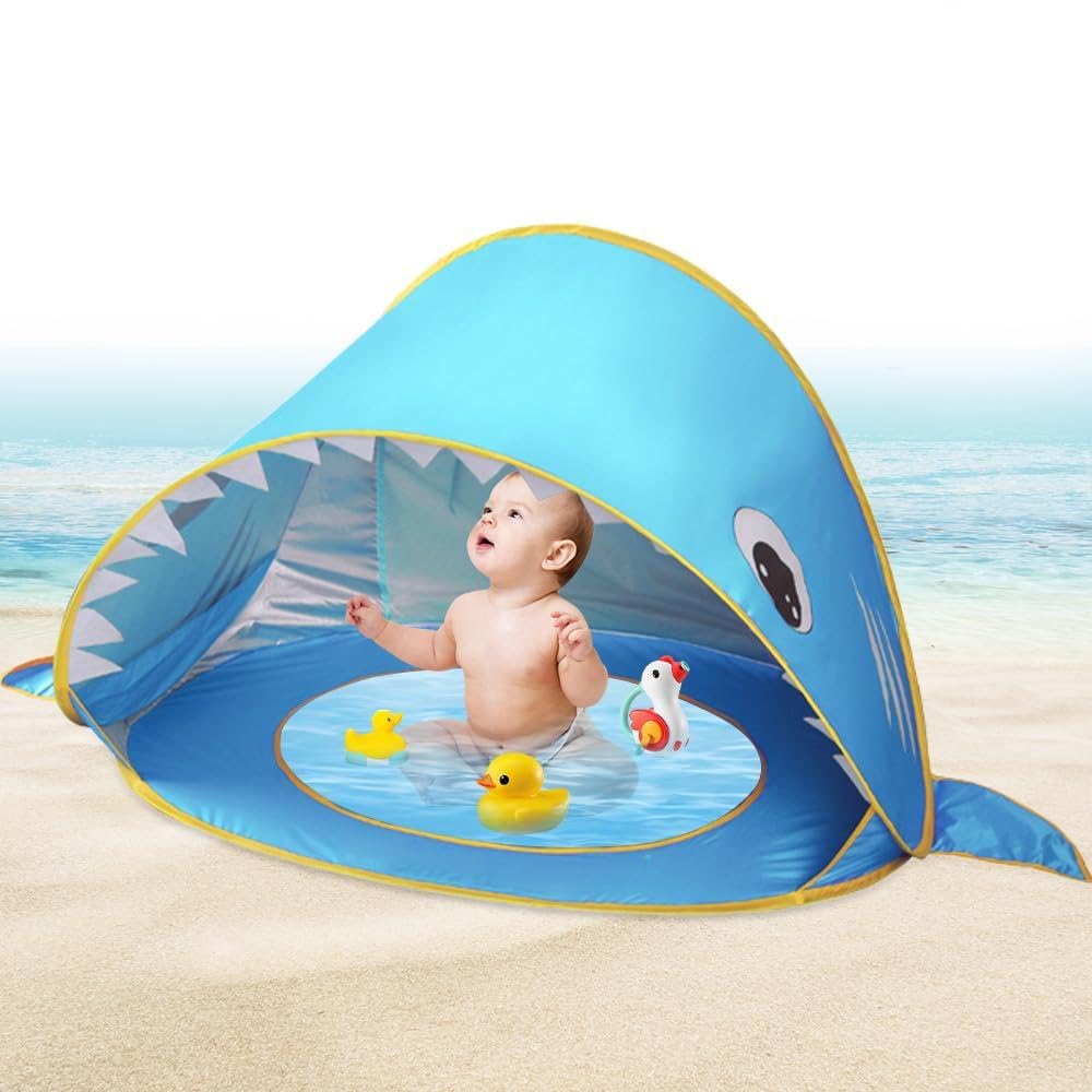 tente anti uv bébé avec piscine – Image 1