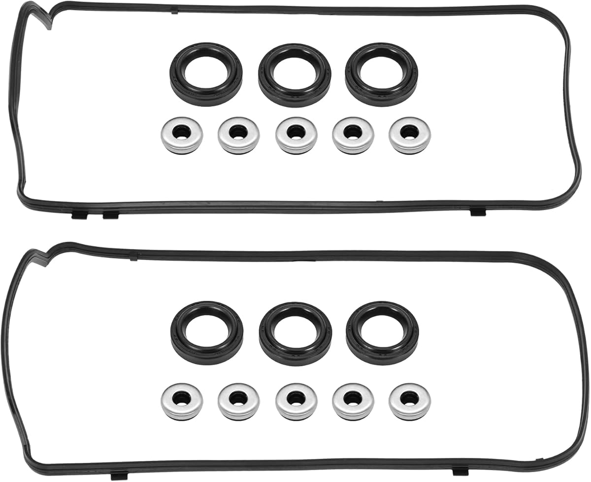 Engine Valve Cover Gasket Set Compatible with Honda 2008-2016 Accord Crosstour Odyssey Pilot Ridgeline for Acura 2007-2018 MDX RDX RL TL TSX ZDX 3.5L 3.7L Replaces OE 12341-R70-A00 VS50773R