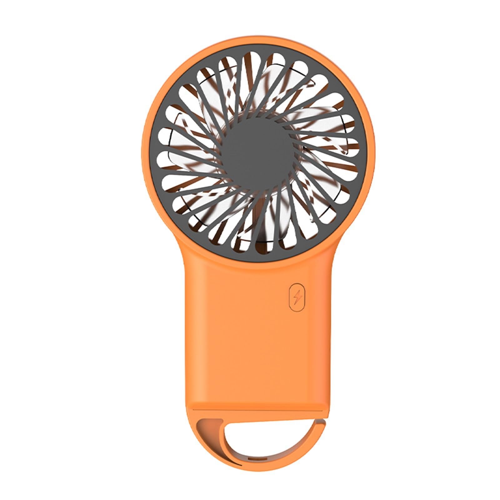 UDPOIUYT Hand Held Fan, Mini Fan USB Foldable(Orange)