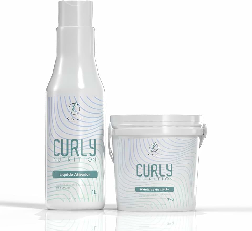 Kit Relaxamento Guanidina 2Kg + Líquido Ativador 1L Kali Cosmetics
