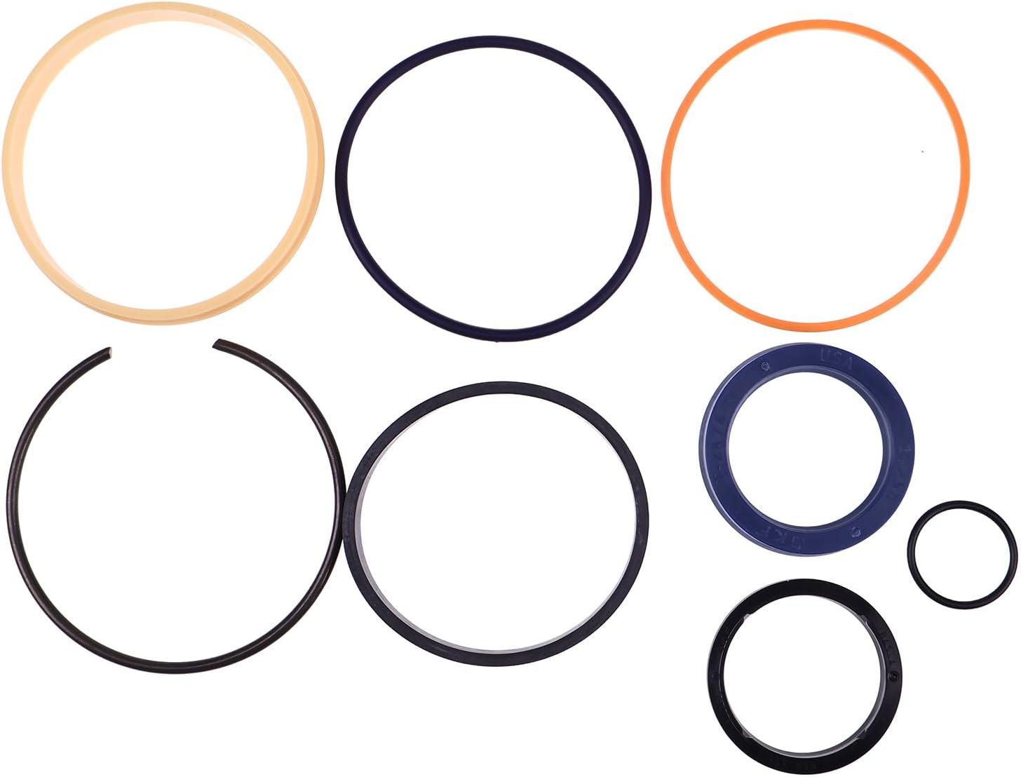 HOLDWELL Hydraulic Steer Cylinder Seal Kit 7001625 compatible with JLG Boom Lift 600S 600SJ 600AJ 600A