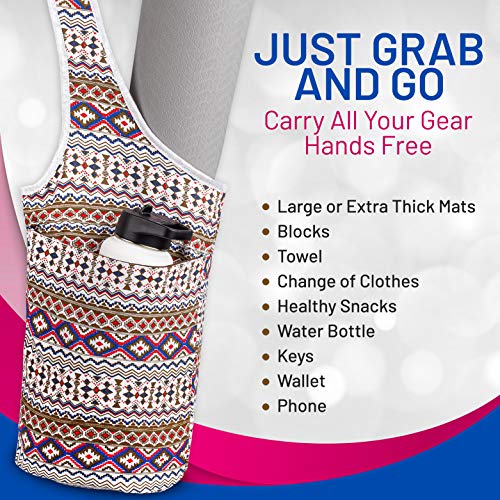 image for Nyanja Yoga Mat Bag Carrier | Yoga Bag for Women and Men | Yoga Mat Ca