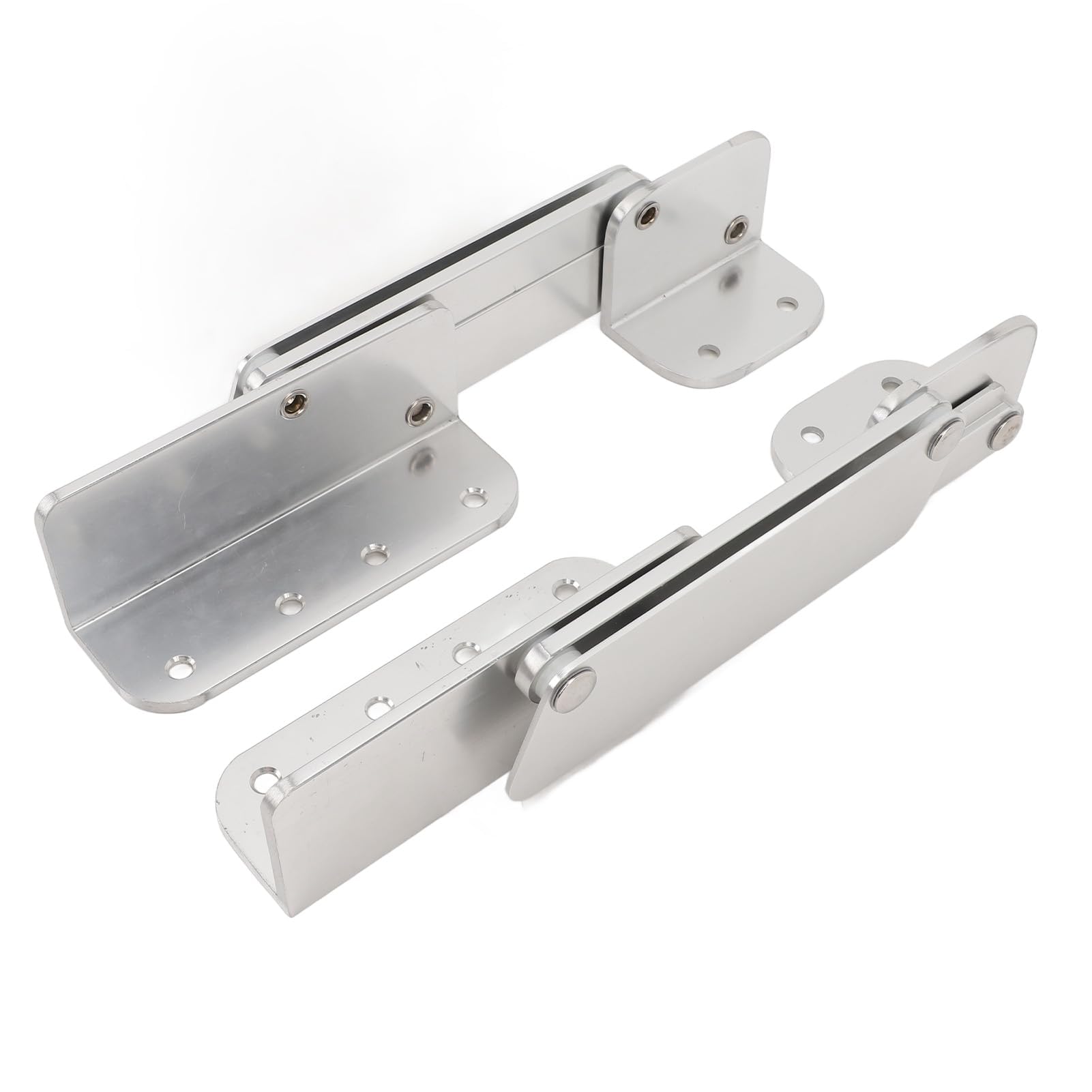 2 Stück Bootssitz-Montagescharniere, Bootssitzscharniere Aluminiumlegierung Bootspolster-Sitzscharnier Marinescharnier für Yacht Boot Hochklappbar von 0 Bis 120 Grad
