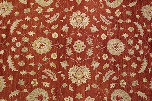 6'5 X 9'3 Double Knot Ziegler Chobi Design Area Rug With Wool Pile - | A 6X9 Large Rug | An Authentic Hand Knotted Chobi Ziegler Rug Made With Vegetable Dyes #TOP2