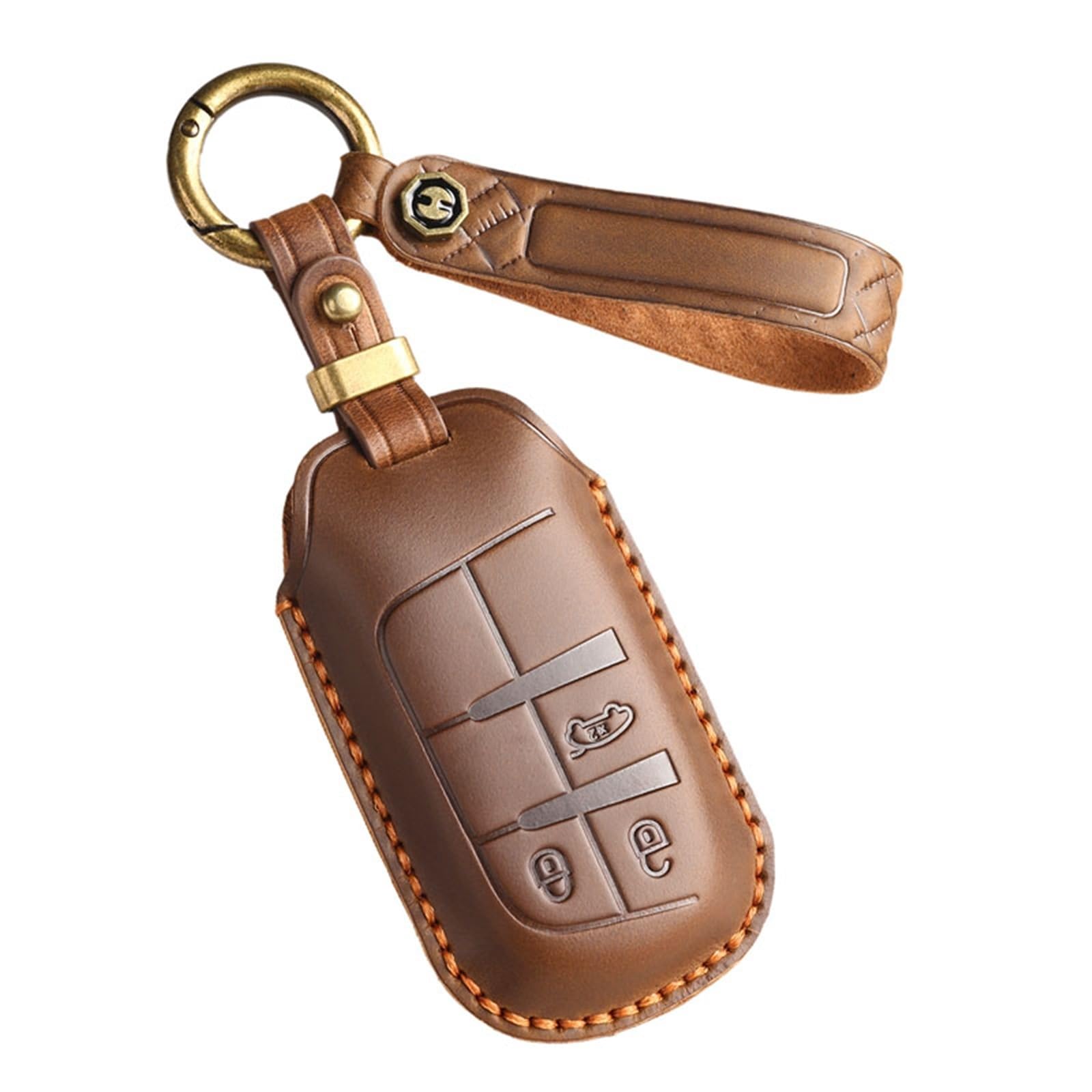 Funda de llave control remoto para coche Chrysler 300 200 300C protectora 4