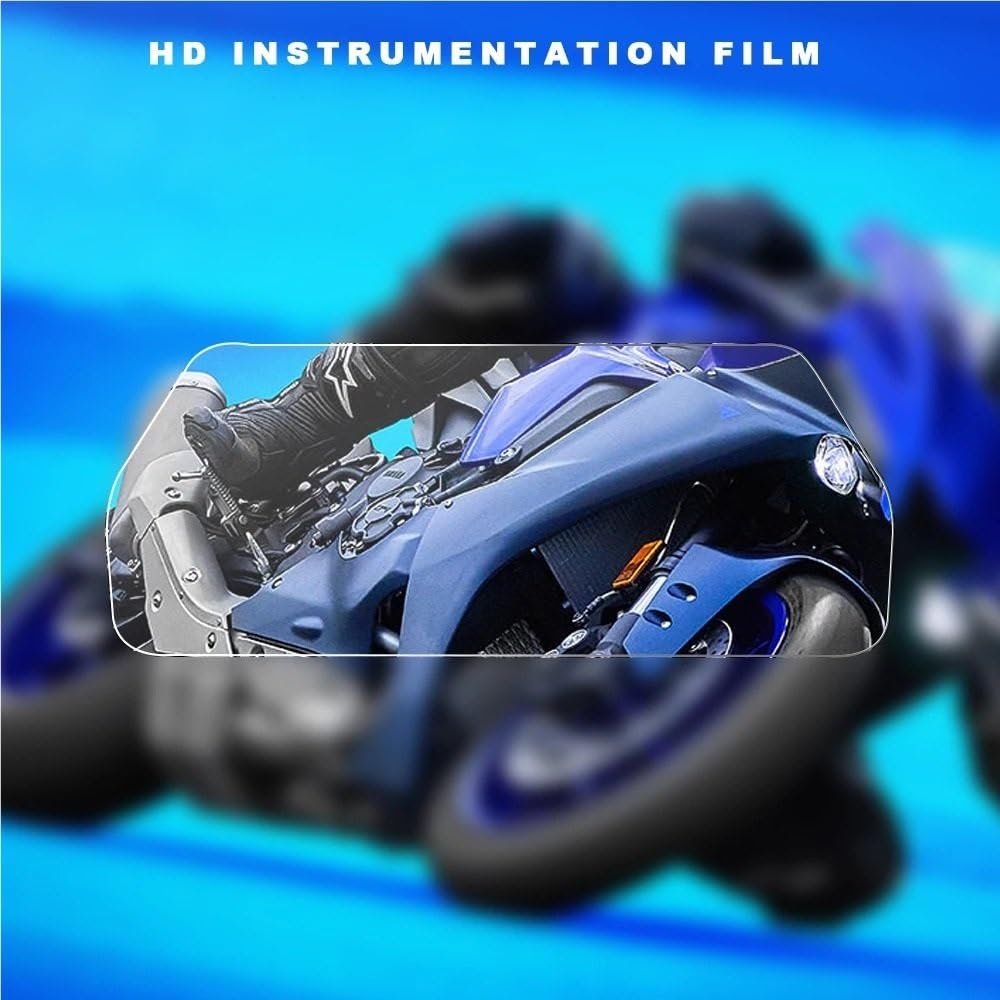 Per YZF R1 R1M 2022 2021 Moto Scratch Cluster Protezione Strumento Accessori Schermata Dashboard(4pcs)