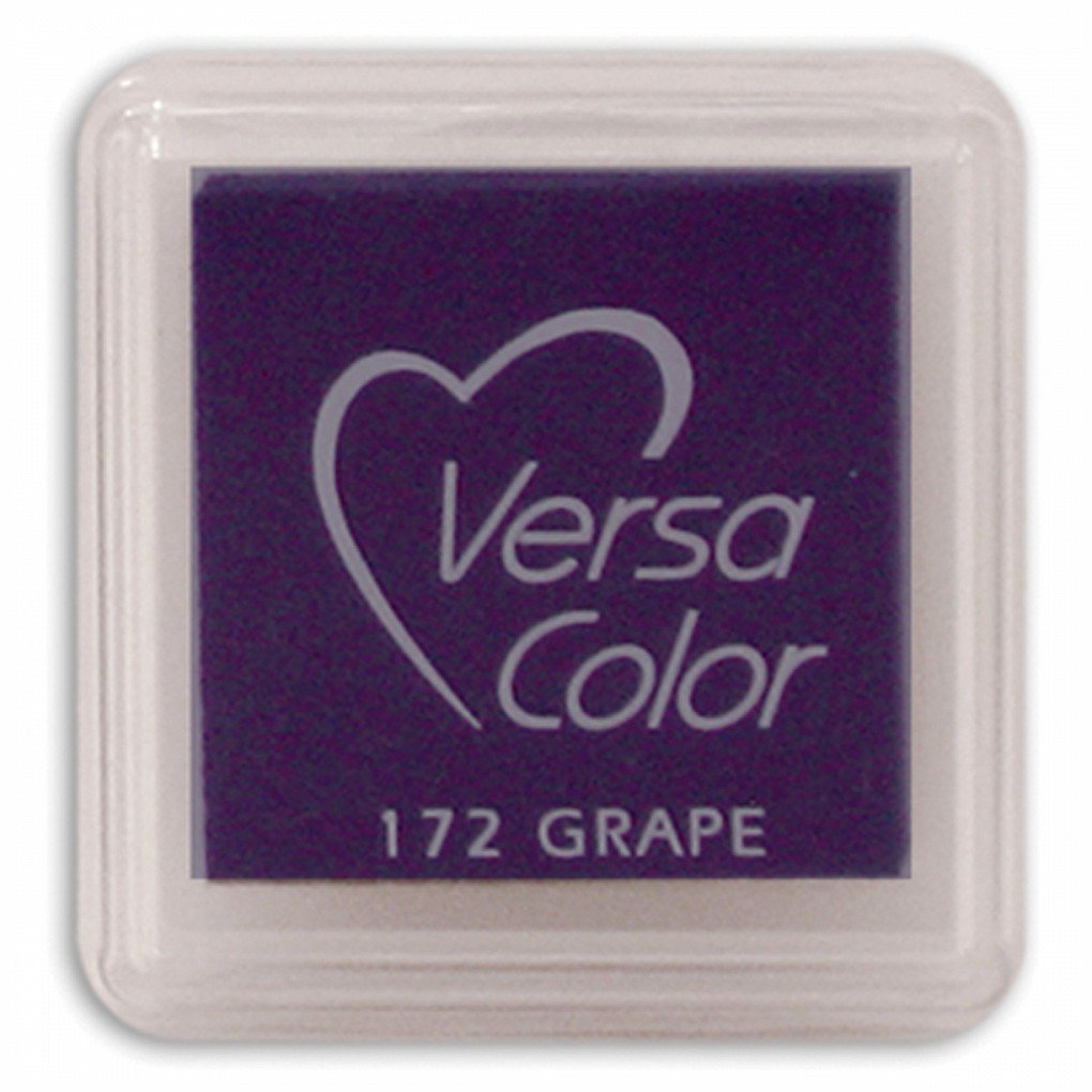 Tsukineko Versacolor Pigment Ink Pad 1" Cube-Grape