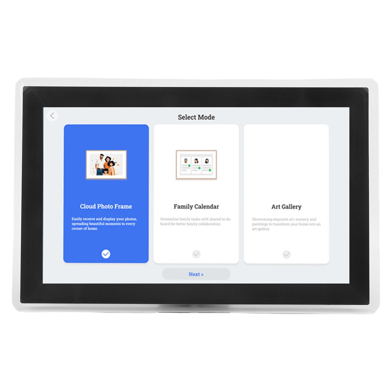 15,6 Zoll Digitaler Kalender, Intelligenter Touchscreen-Familienplaner mit Interaktivem Display, WiFi-Fernsynchronisierung, für Familienpläne, Wand- und Schreibtischmontage (EU-Stecker)