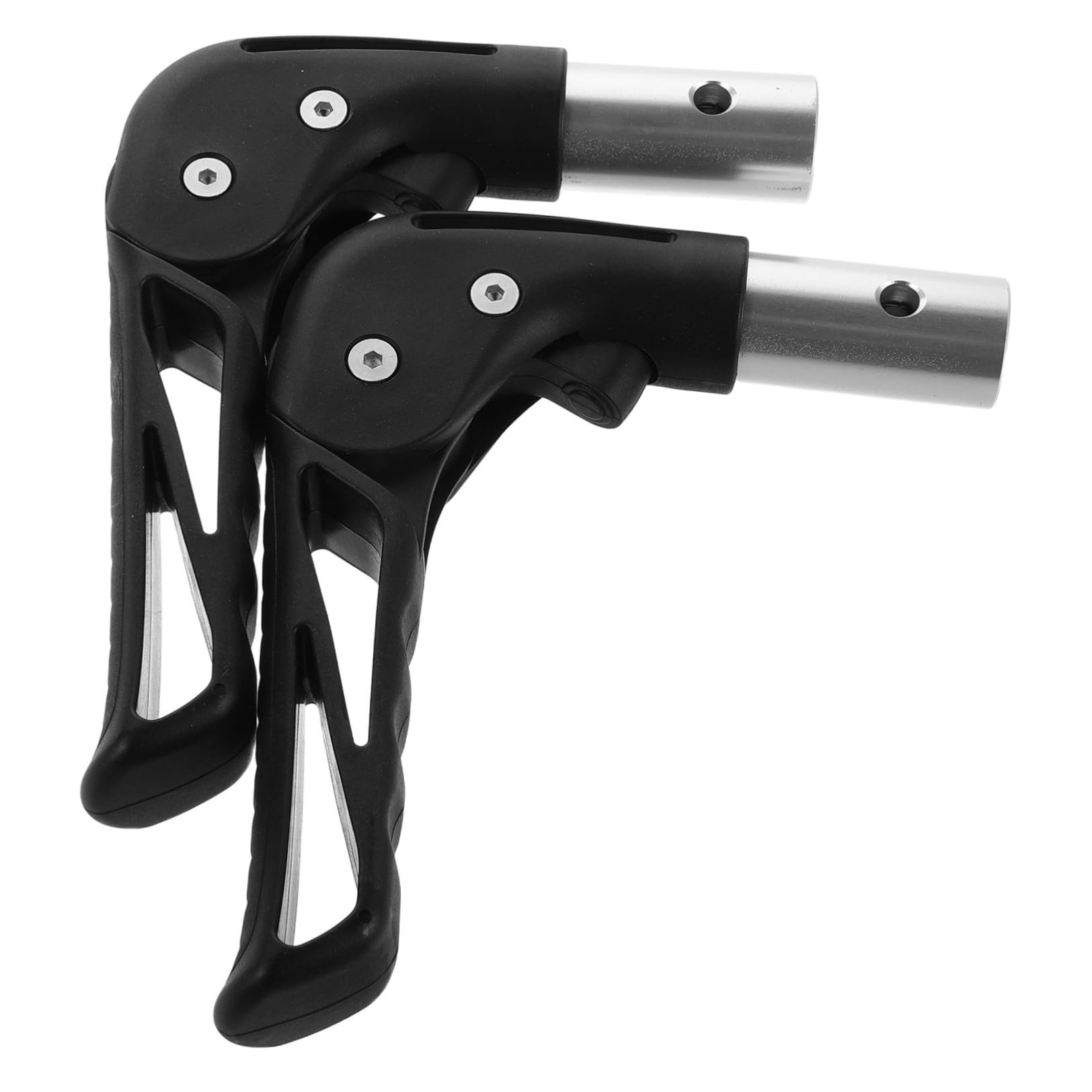 Maniglie di Pieghevoli 22 MM per Sedia a Manuale, Impugnature Ergonomiche Antiscivolo Coprimaniglia Imbottito per Carrozzine Leggere da Trasporto e Uso Quotidiano