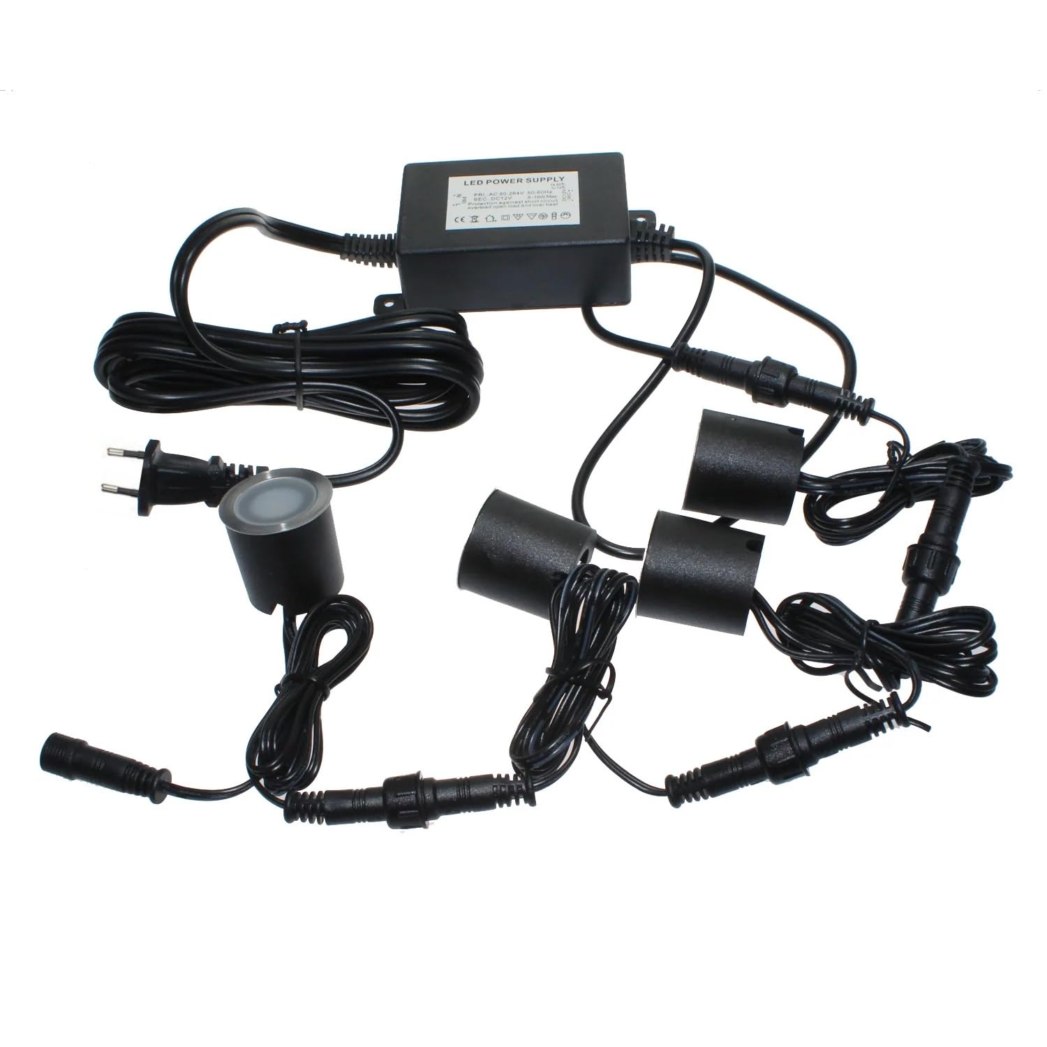 DC 12V Transformateur pour SMY Lighting Spot LED Encastrable Terrasse