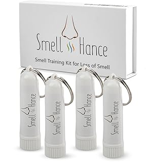 Smell Training Kit for Loss of Smell- 4 Pack Aromatherapy-Inhaler Set-Anosmia