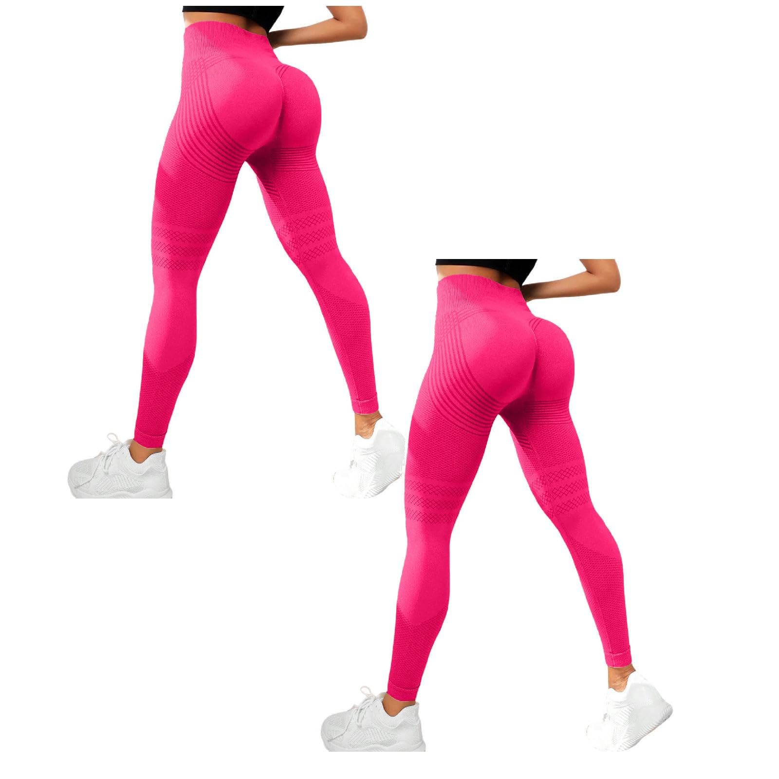 Luveon 2 x 3D Anti-Cellulite Leggings Women's Original High Waist Push Up Slimming Seamless Leggings Slimming Cellulite Compression Sports Trousers Printed Opaque Yoga Fitness Sculpting - 3