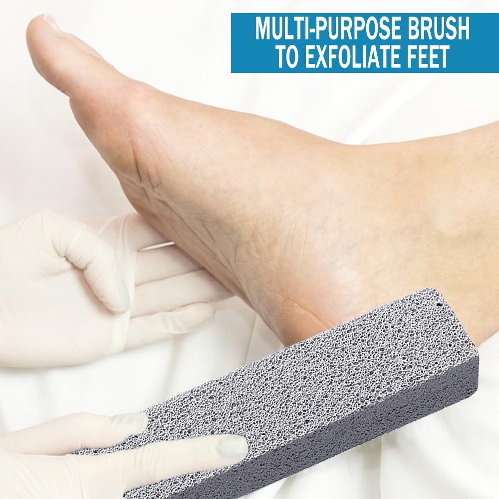 6 Pezzi Pietra Pomice per WC,Pietra di Pulizia per WC,Pumice Stone,Cleaning Block,adatto per la pulizia del bagno, della cucina, del lavandino e per la cura dei piedi