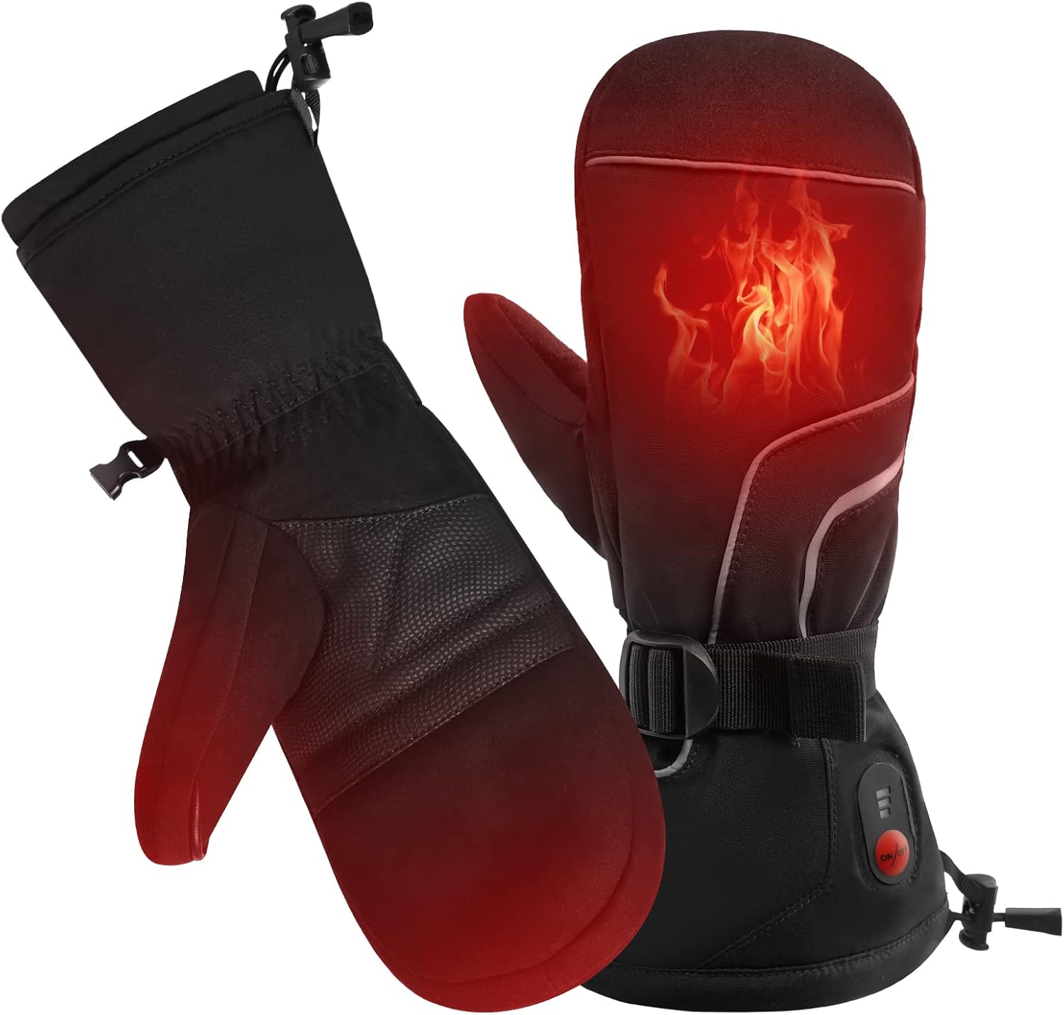 Haeglauv Heated Gloves Heated Mittens Gloves for Men Women