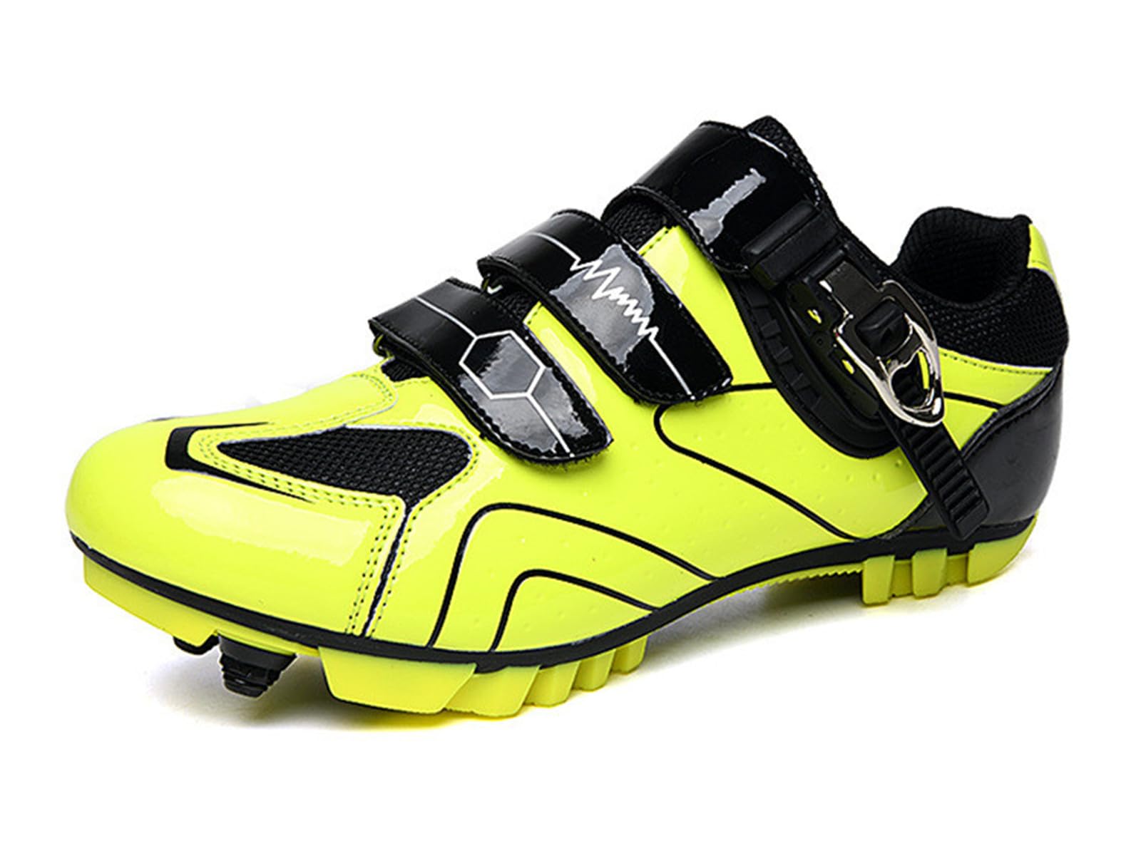 Hixingo Zapatilla de Ciclismo Hombre, Mujer Zapatos Bicicleta de Montaña Exterior MTB Compatibles con SPD Lock System, Zapatillas de Ciclismo Unisex Adulto Respirables