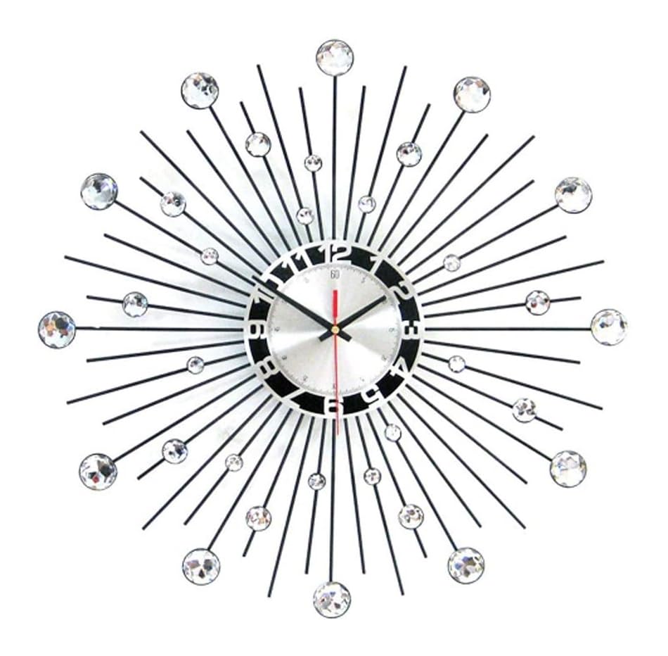 Horloge murale salon XJBTBA Craft silencieuse contre le tic-tac stressant