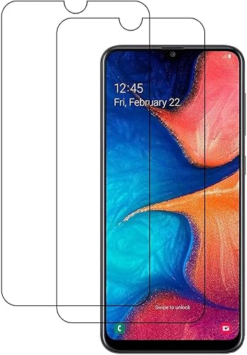 Miniatura 7 de Protectores de pantalla de vidrio templado para Samsung Galaxy A20 [2 unidades] Protector plano de vidrio templado Frontier Protector de pantalla