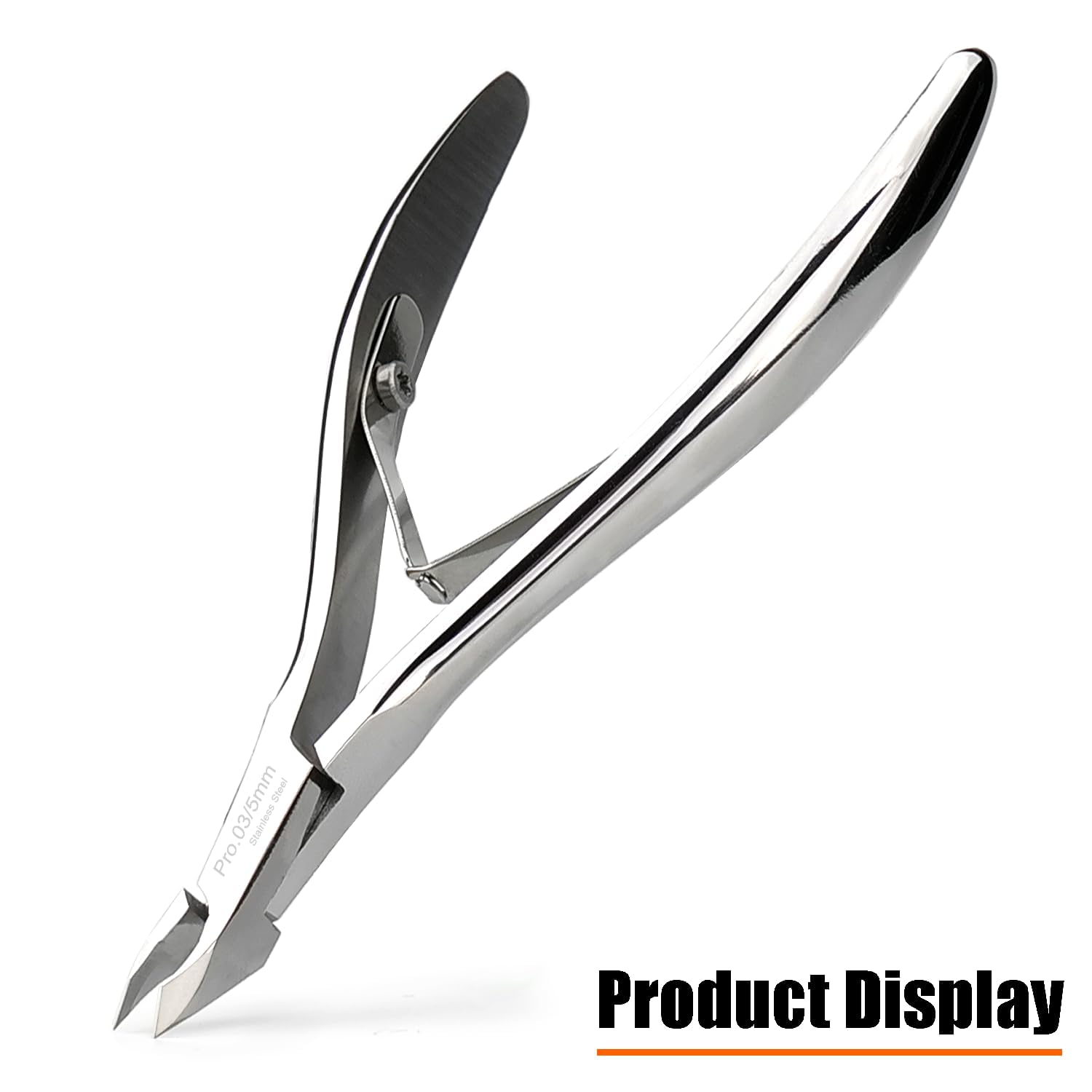 LePinko Salon-Quality Cuticle Trimmer with Pusher, 5mm Jaw, Golden