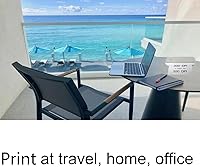 Vista 24 de 200 páginas, papel de impresora térmica 8.5x11, carta, plegado, continuo, perforado, 3 pruebas, libre de BPS libre de BPA. Para IOOIOO, Peripage