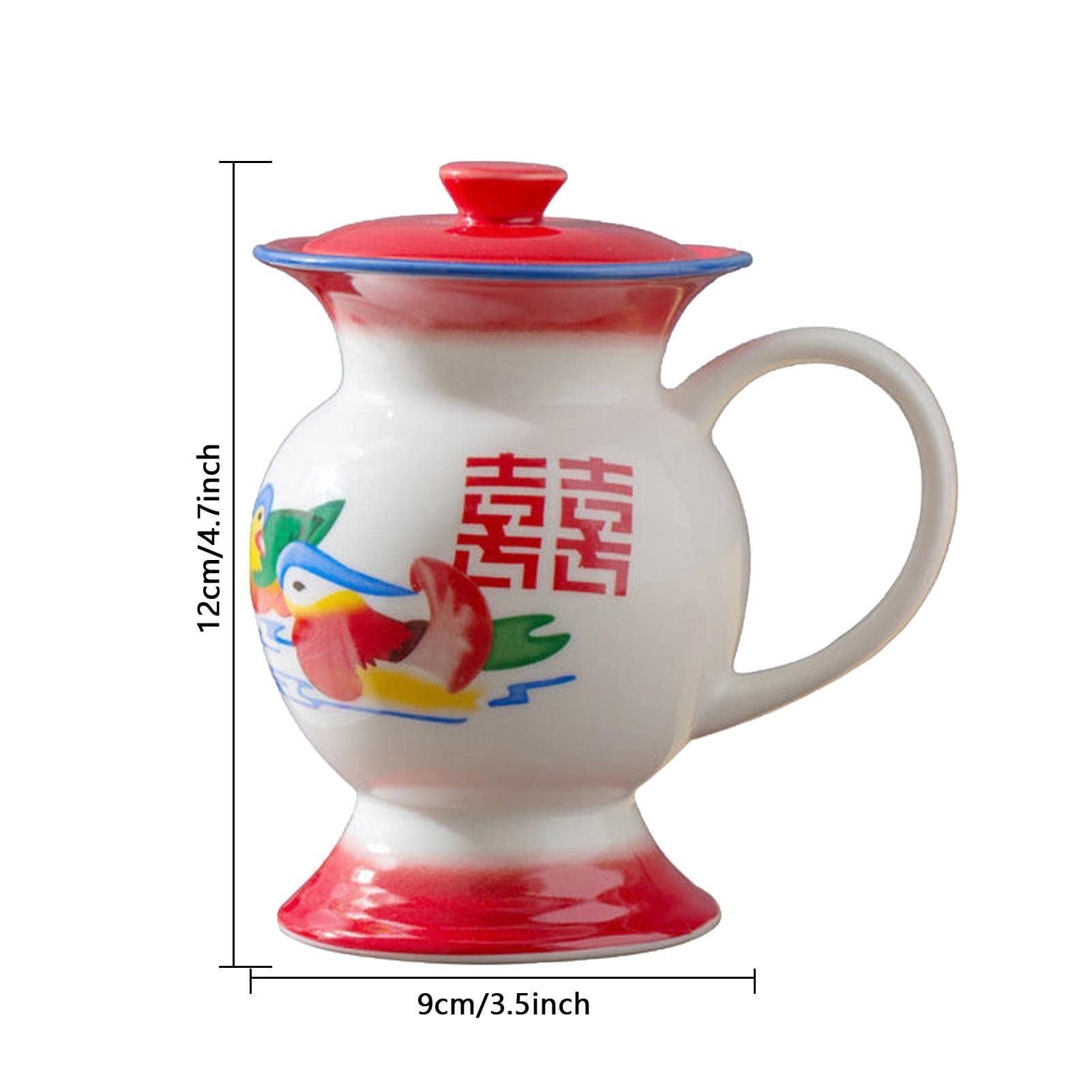Generico Tazza Ceramica Alta con Manico Grande Capacità 400ml per Caffè Tè Latte e Bevande Calde Design Moderno e Funzionale per Colazione e Regali