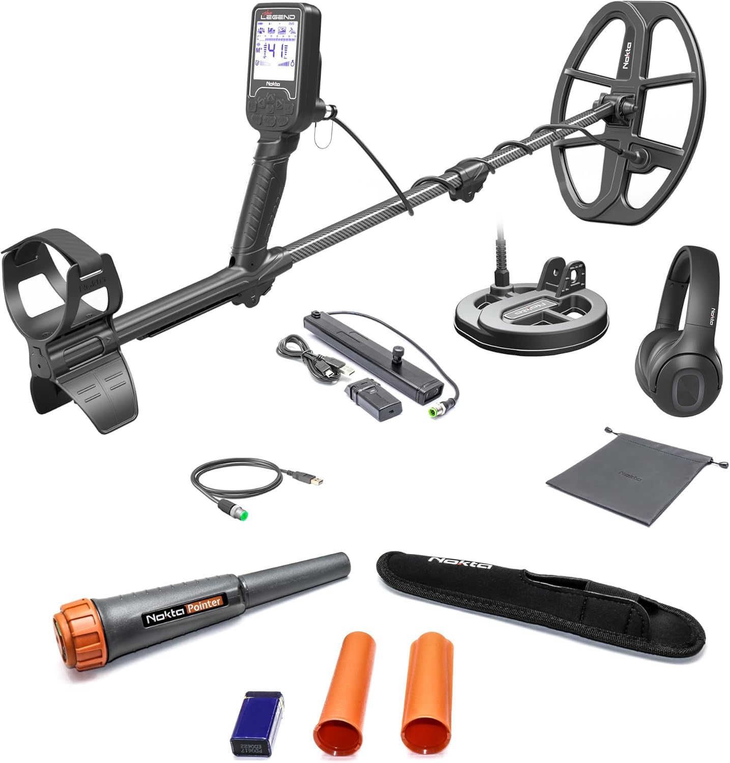 Amazon.com : Nokta The Legend PRO Pack Metal Detector Set (Metal 