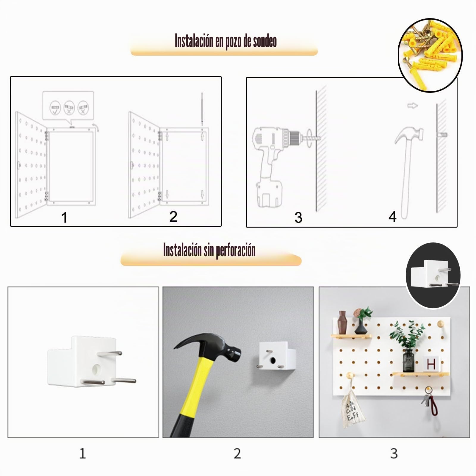 Tapa Contador Estante Decorativo De La Cubierta La Caja Del Panel Eléctrico Push-pull, Marco De La Tapa Del Medidor Colgante Para Ocultar La Caja Del Disyuntor/alimentación/ Interruptor Blindada(C,55x