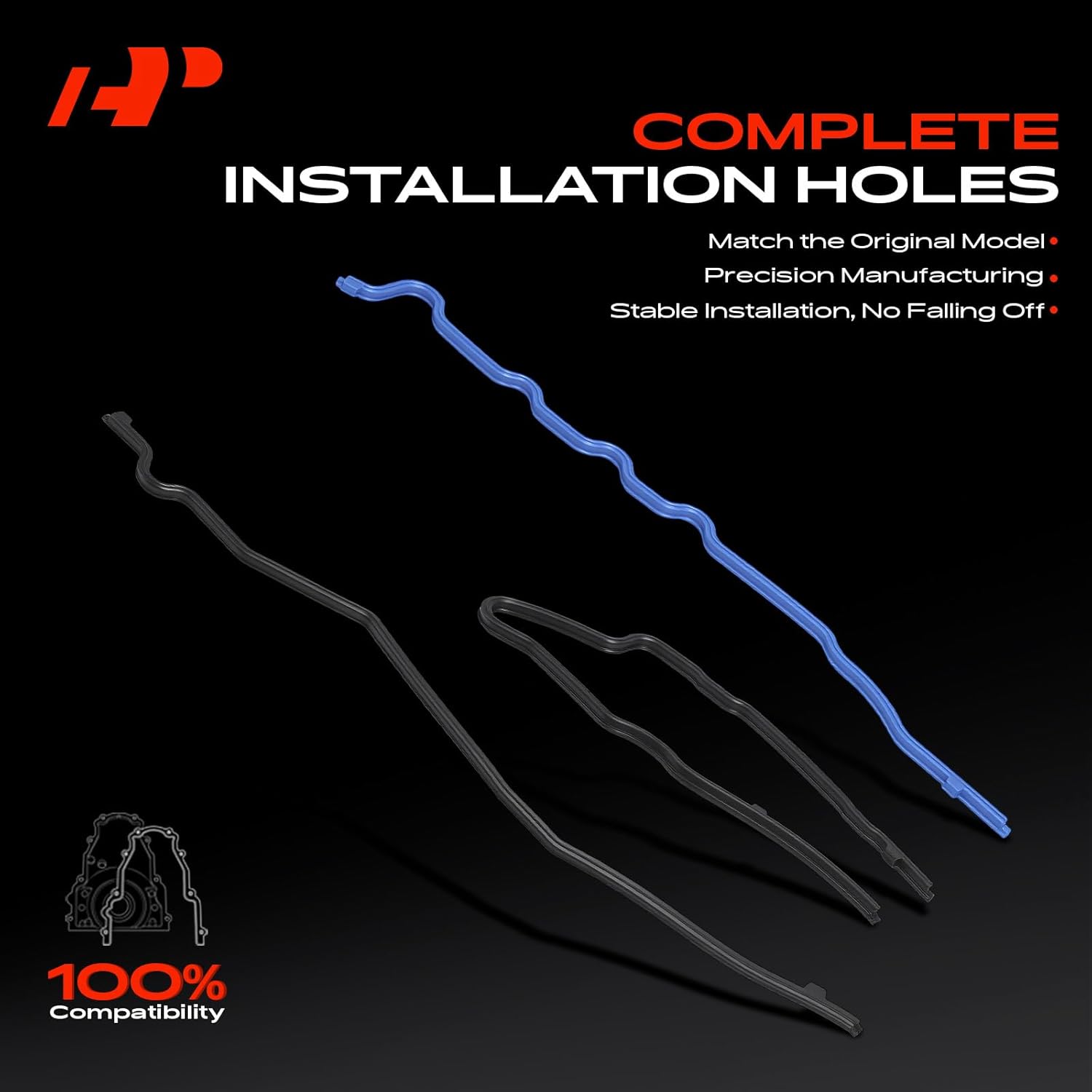 A-Premium Engine Timing Cover Gasket Set Compatible with Ford Escape 2001-2004, Taurus 1996-2002, Contour 1995-2000 & Mazda Tribute 2001-2004, MPV 2000-2004 & Mercury Cougar 1999-2002, Mystique, Sable