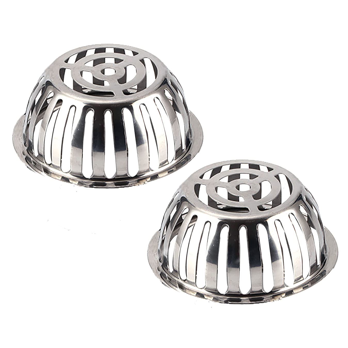 Stainless Steel Atrium Grate Drain Roof Dome Drain Cover Outdoor Anti  Blocking Strainer 5" ( 2 Count) - - Amazon.com
