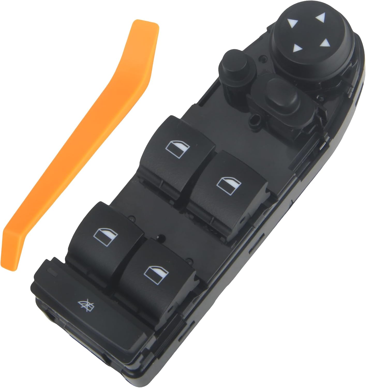 61319218044 Master Power Window Switch Compatible with X5 2007-2013 X6 2008 2009 2010 2011 2012 2013 2014 3.0L L6 4.4L V8