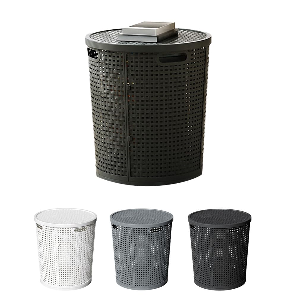 Amazon｜洗濯かご 洗濯物入れ 大容量 ランドリーバスケット バケツ 蓋