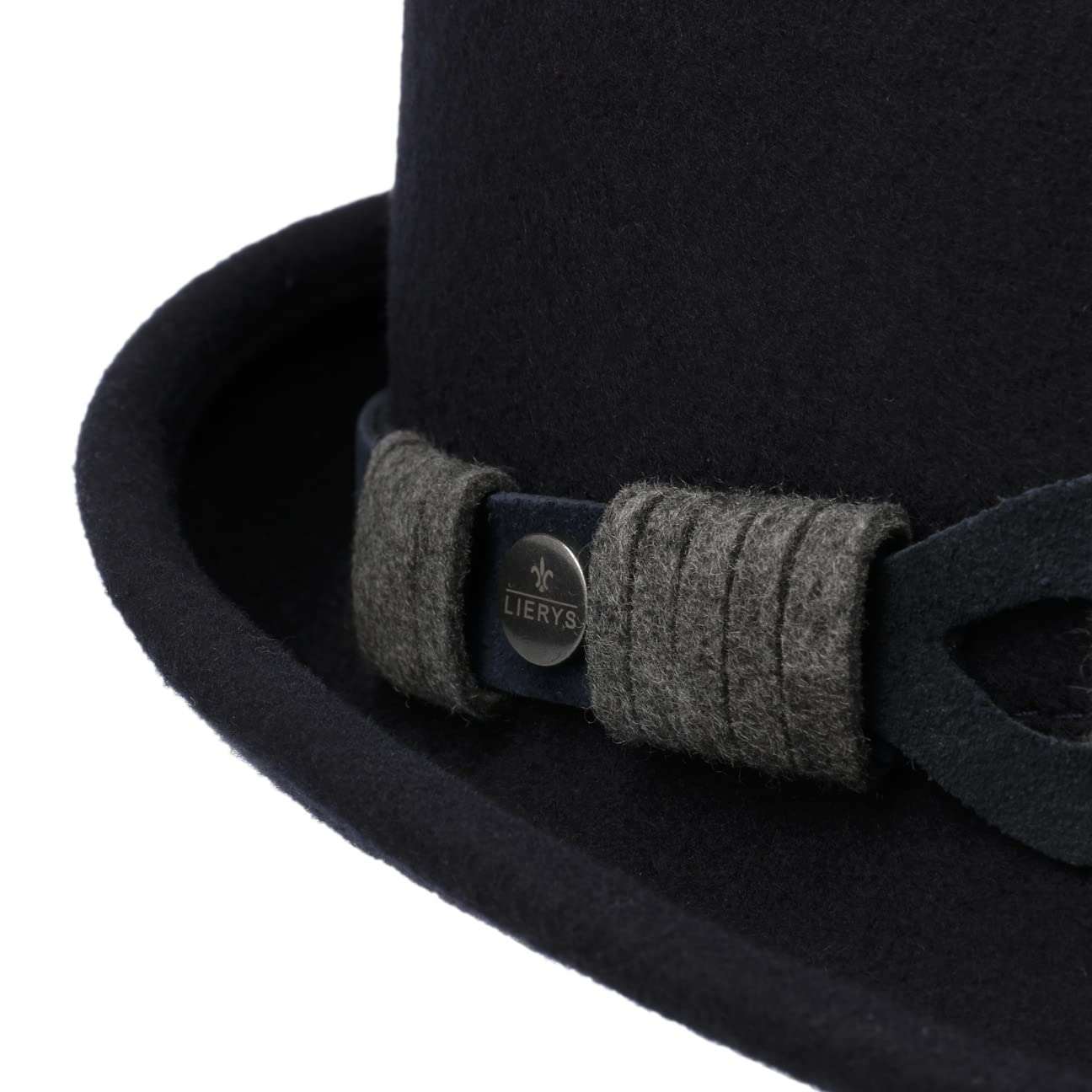LIERYS Colwood Trilby Cappello Feltro di Lana Prodotto in Italia Unisex Autunno Inverno