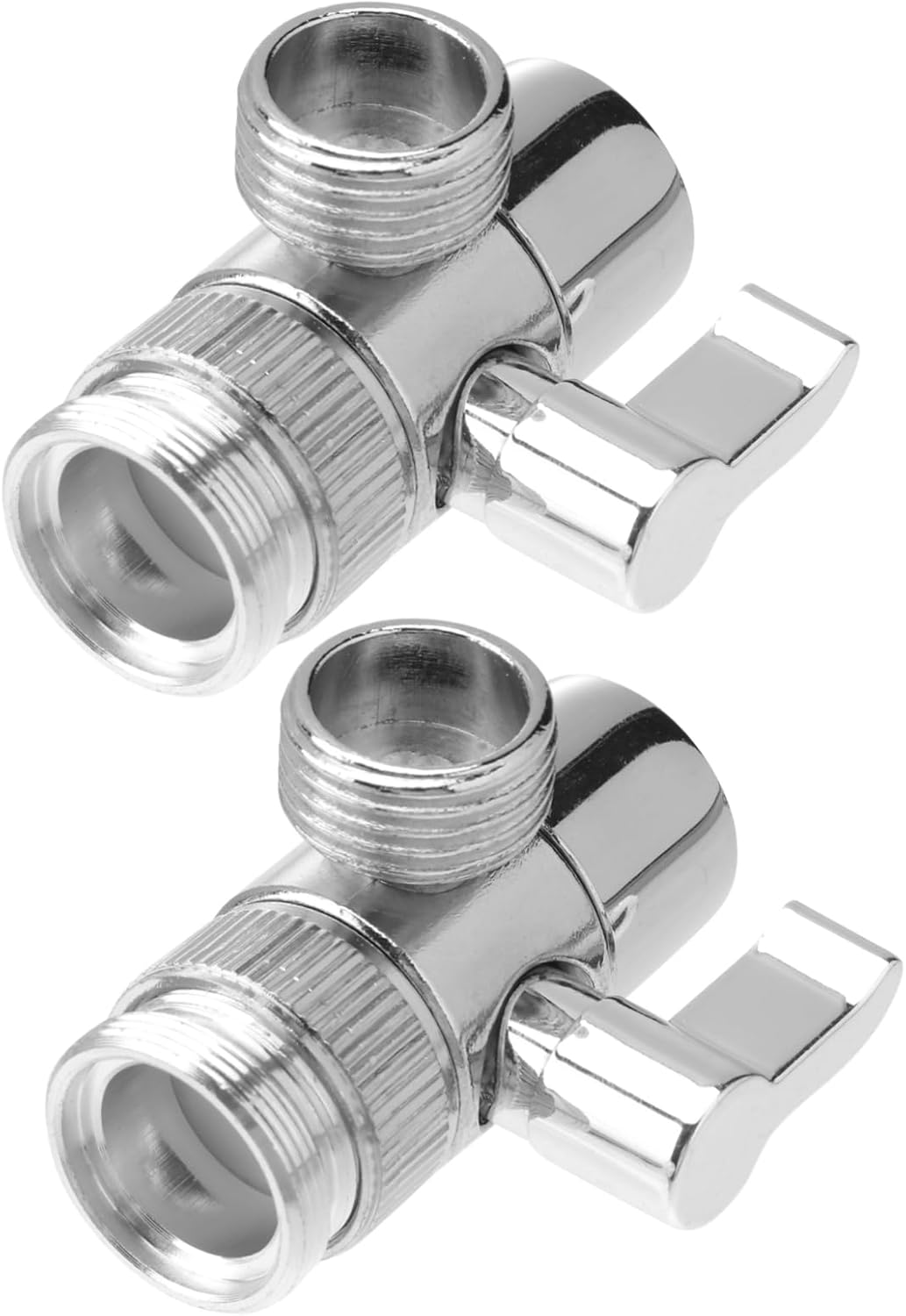 BETOOKY 2pcs 4splitter Water Splitters Handheld Shower Head Diverter