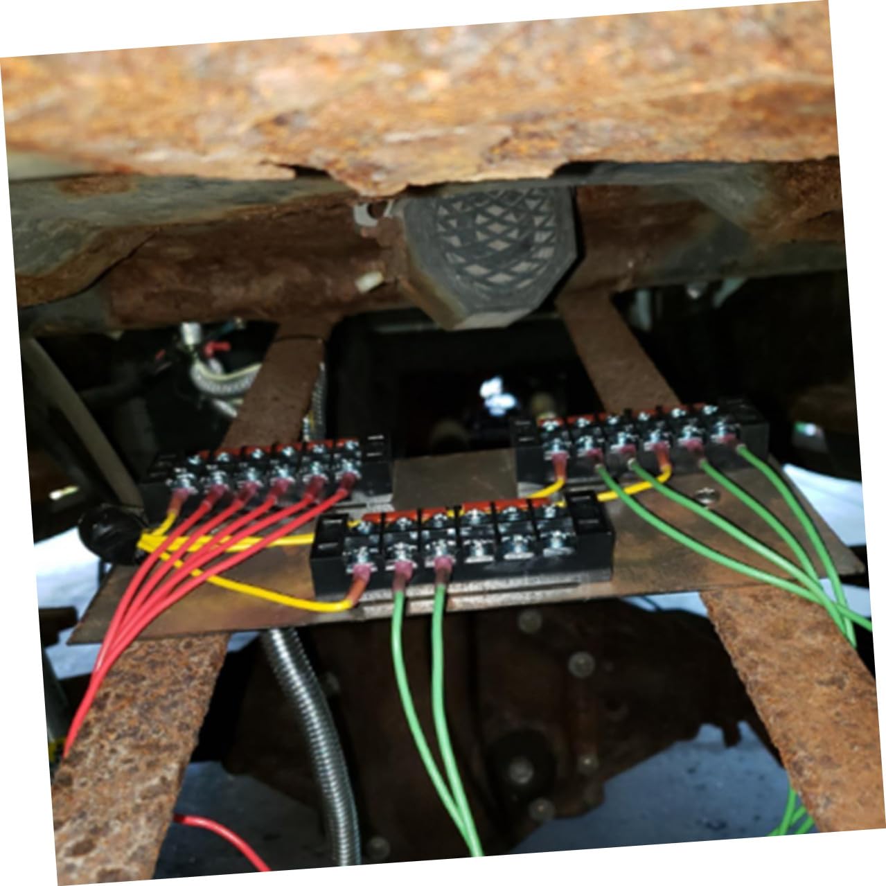 5 Sätze Polige Schraubklemmenleiste Dual Row Terminal Block mit Isolationsbarriere und Robuster Schraube Schwarz Elektrische Anschlussleiste für Sichere Stromverbindungen