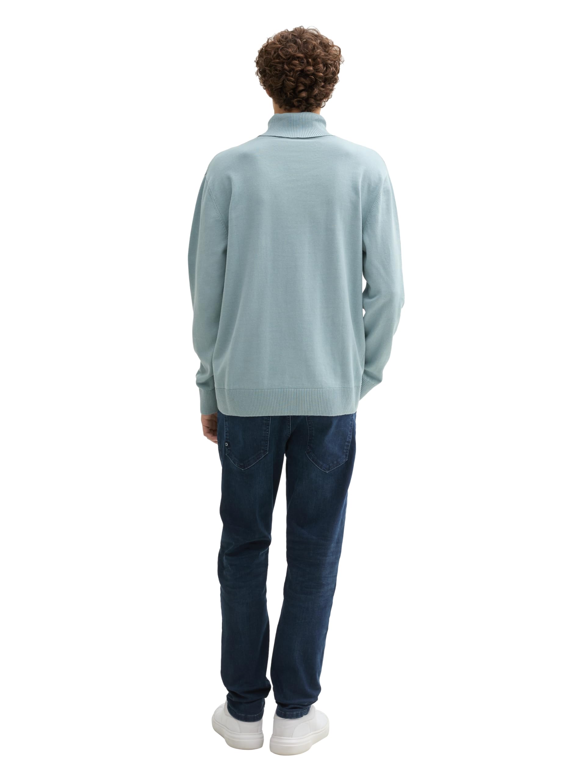 Tom Tailor Denim Herren Tapered Slim Fit Jeans mit Stretch 1044288