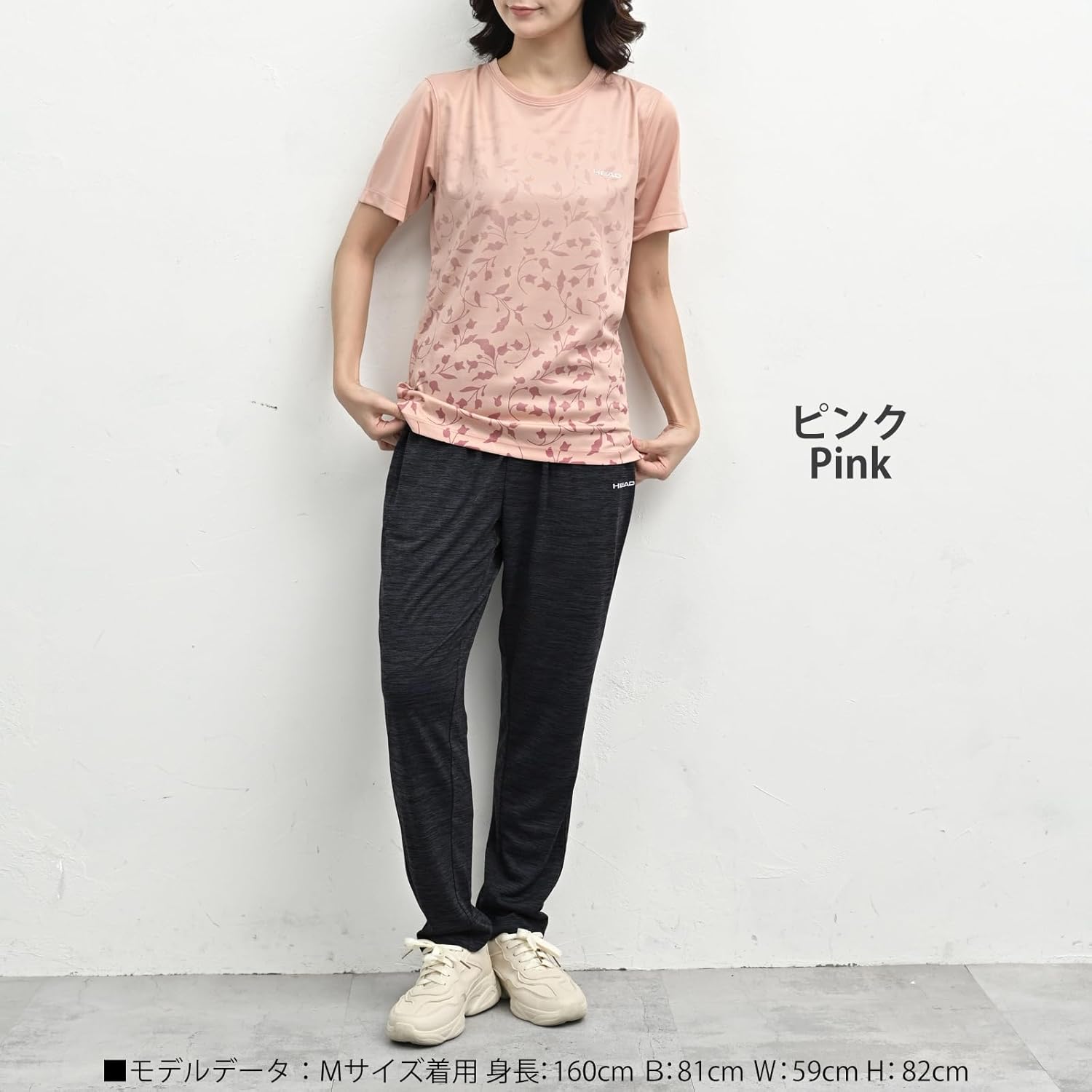 [JANJAM] 大きいサイズ レディース グラデーションプリント半袖Tシャツ ロゴ 吸汗速乾 UVカット スポーツウェア トップス