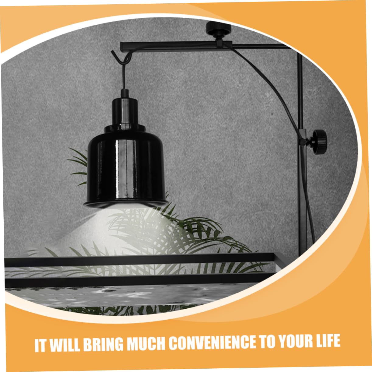 UKCOCO per Rettili per Acquari per Lampade Riscaldamento per Tartarughe Decorativi e Utilizzo Versatile