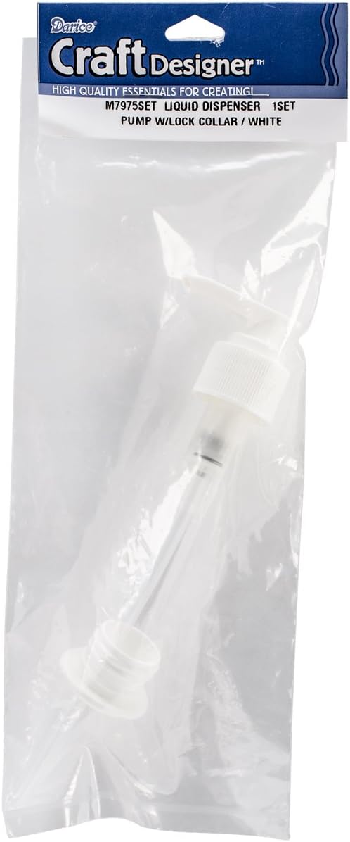 Darice M7975SET Liquid Dispenser Pump with Lock Collar