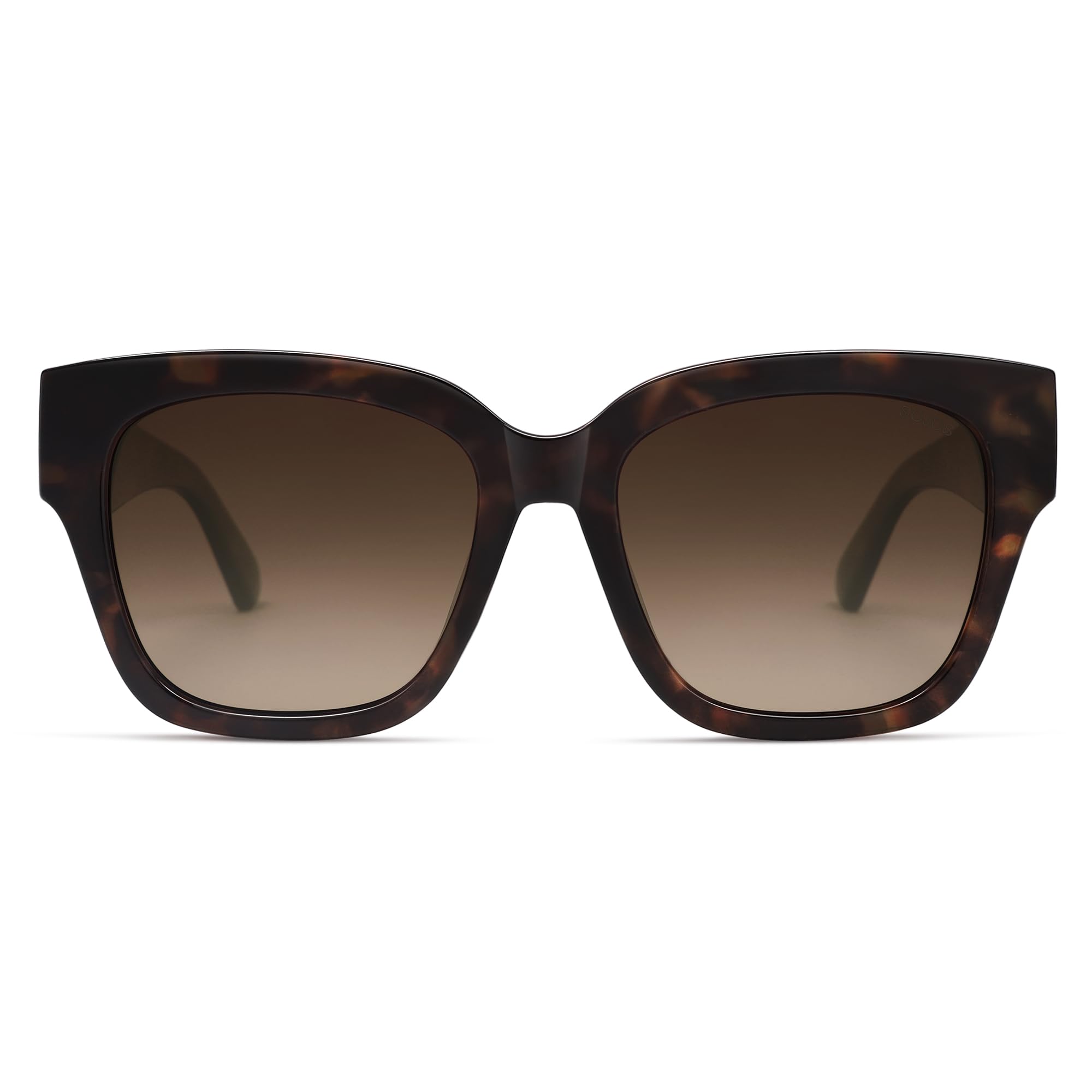 Trendy Polarized Square Sunglasses Womens,Retro Oversized Women Thick Sun Glasses SJ2217