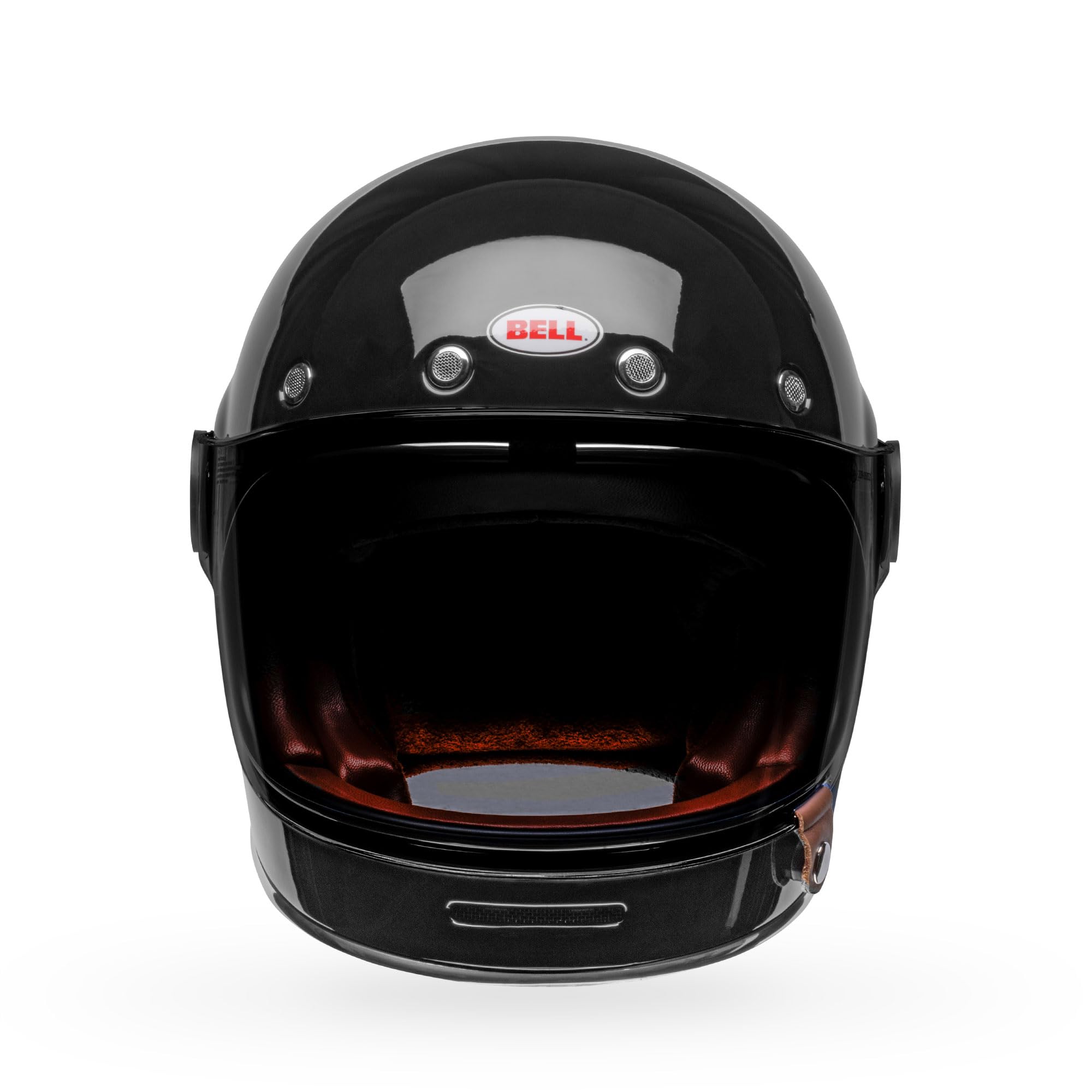 Bell Bullitt GT Solid ECE Casque Moto Bien Ventilé, Nouveau Joint D'étanchéité, Visière sans Outil, Confort Intérieur Amélioré pour Passionnés De Route, Couleur : Black, Taille : XS